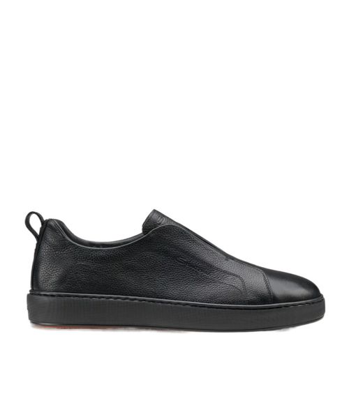 S-Victory grainy-leather slip-on sneakers