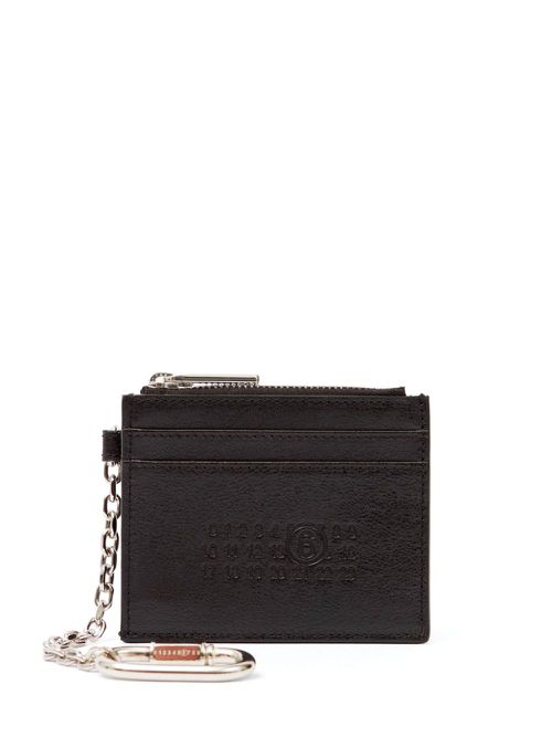 MM6 Maison Margiela Utility Key cardholder - Black SA5UI0021P7253