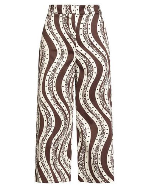 People, Places, Colour Woman Pants Brown Size 0 Cotton, Elastane