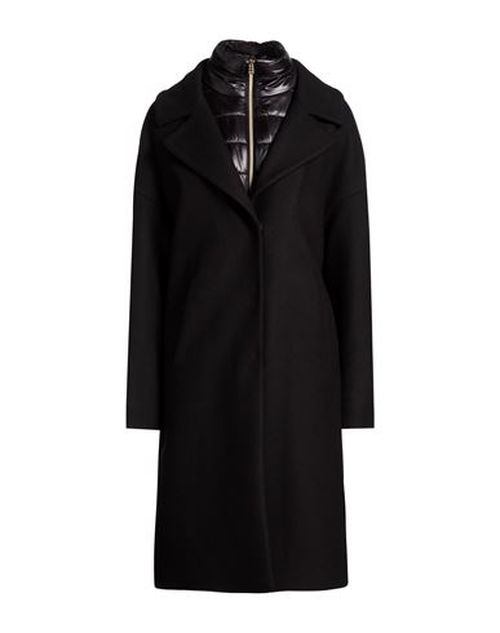 Woman Coat Black Size 8 Virgin Wool, Polyamide