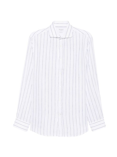 Men's Striped Short Sleeve Mini Shirt