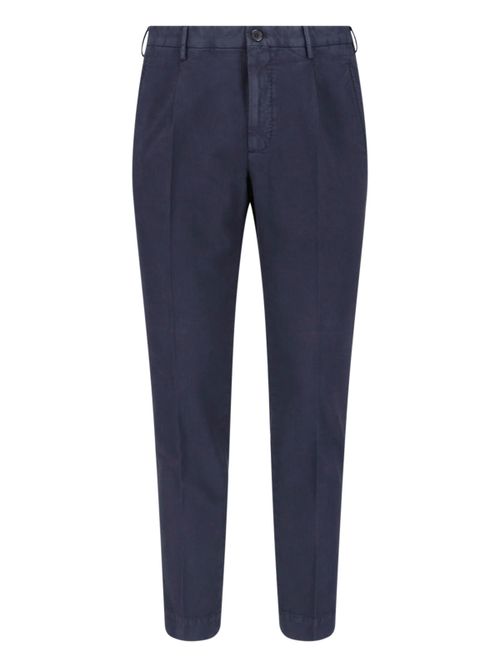 Men's Cotton-Elastane Tapered Trousers
