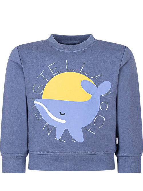 Babies Blue Graphic Sweatshirt
