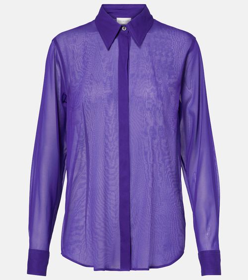 Silk-blend shirt