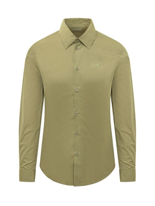 Green Regular Solid Shirt