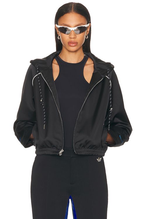 Adidas by Wales Bonner Zip Up Jacket in Black - Black.  XS also in L, M