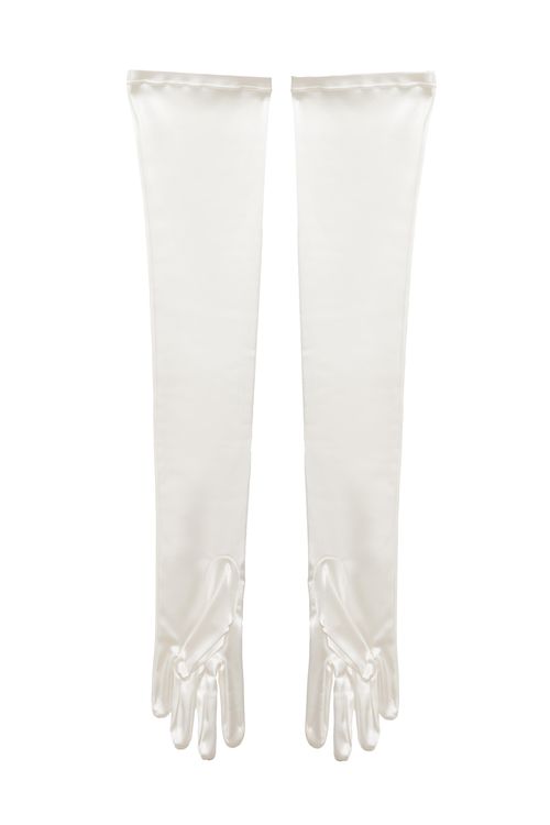 Opera Gloves — White