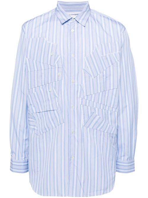 Stripe print shirt - Blue