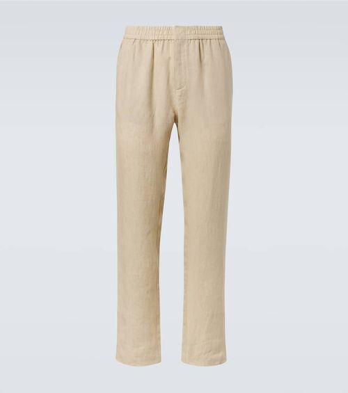 Linen straight pants