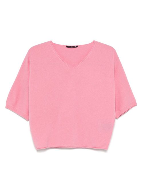 Luisa Cerano V-neck sweater - Pink
