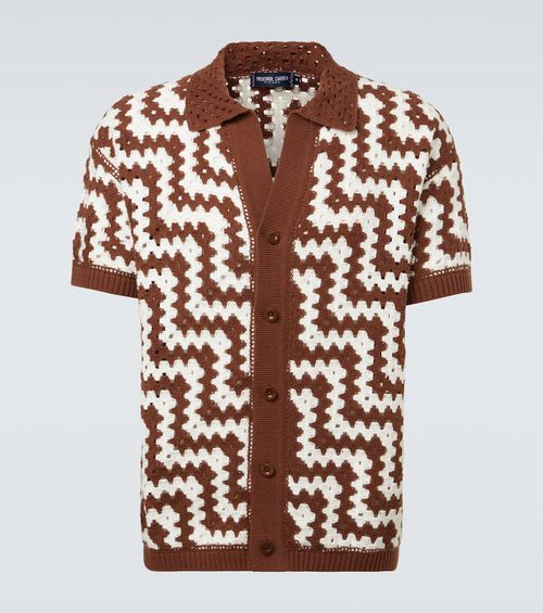 Pinto crochet cotton cardigan