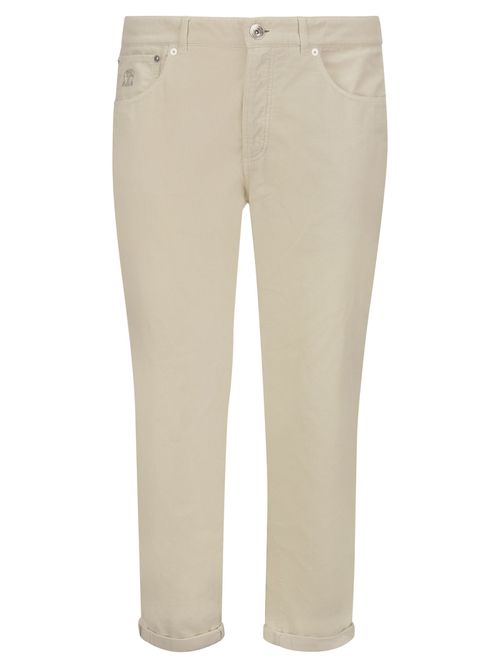 Straight-leg corduroy trousers