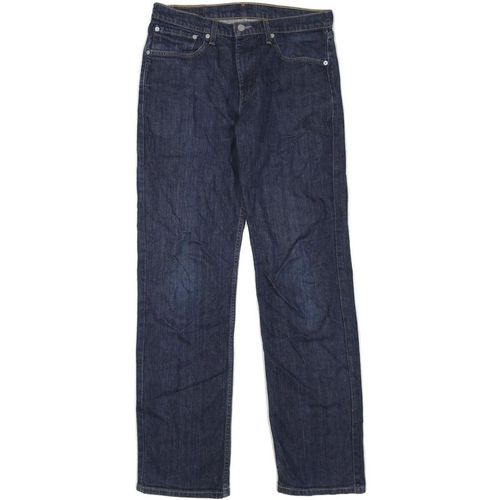LEVI'S 751 Mens Jeans Blue Regular Straight Denim Raw W33 L34 Classic Fit Zip