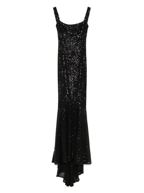Atu Body Couture sequinned mermaid dress - Black