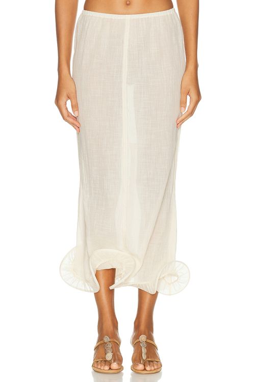 TG Botanical Kati Skirt in Off White - Cream.  S also in