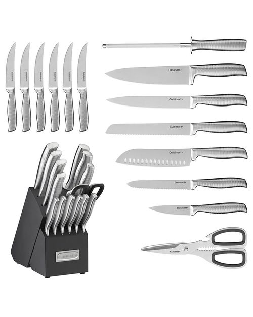 15pc German Stainless Steel Cutlery Block Set