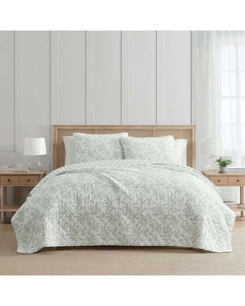 Murray Leaves Cotton Quilt Set