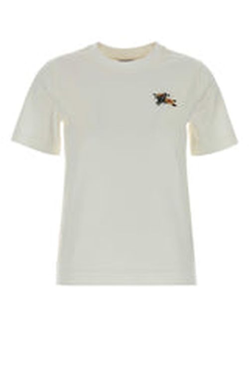 Logo-Embroidered Cotton T-Shirt — White