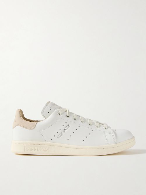 Stan Smith Lux Suede-trimmed Leather Sneakers