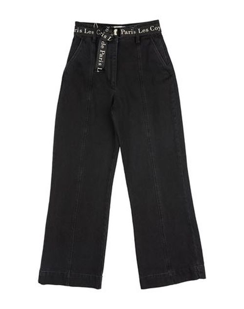 Kid Girl Jeans Black Size 16 Cotton
