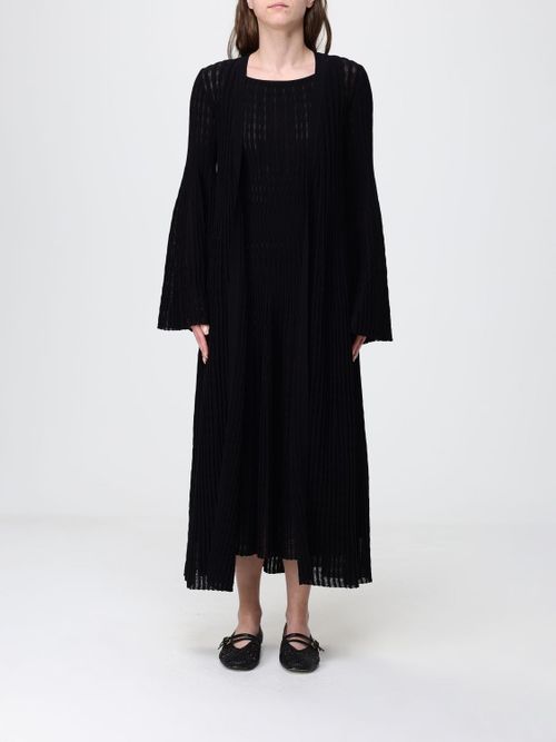Liliana Long Viscose-Blend Cardigan with Kimono Sleeves