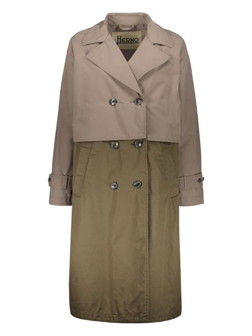 Herno layered rain coat - Neutrals