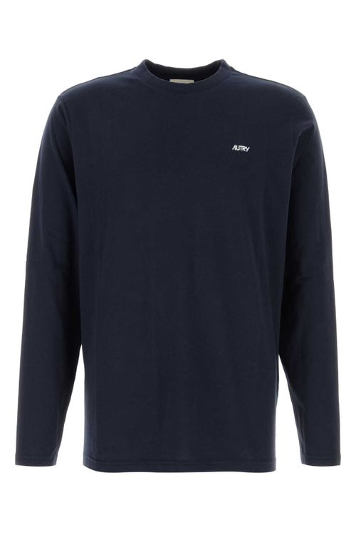 Sleeve Long-Sleeve T-Shirt — Navy