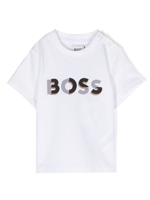 Logo-print cotton T-shirt - White