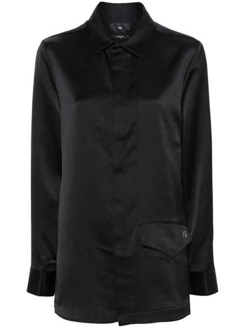 Logo-print shirt - Black