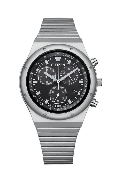 Chronograph Quartz Black Dial Mens Watch AT2540
