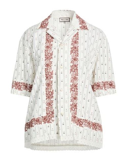 Woman Shirt White Size L Cotton