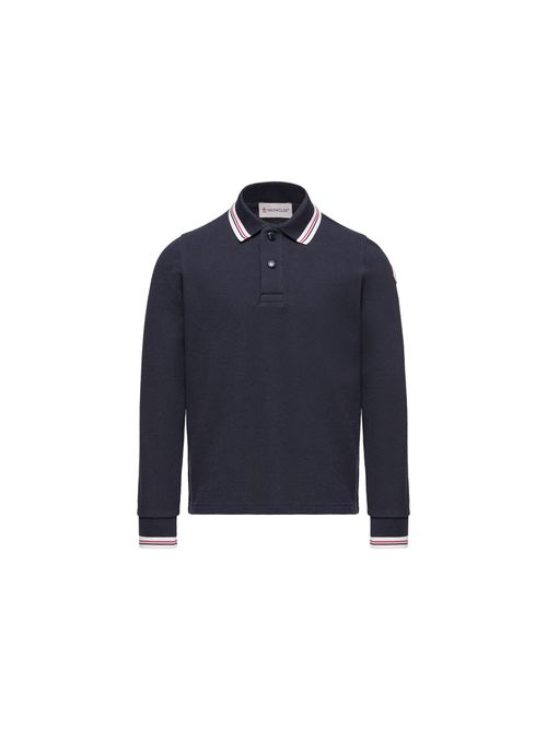 Long-sleeved polo shirt
