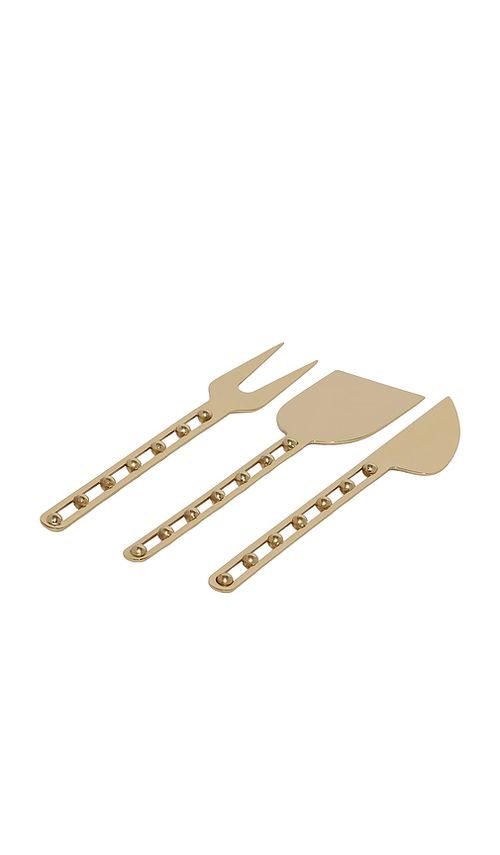 The Favorites Cordoba Cheese Set en Metallic Gold