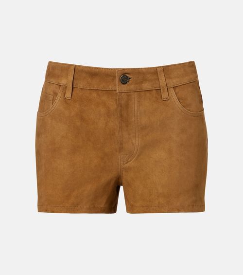 Suede shorts