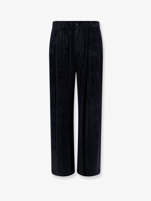Corduroy Trousers — Black