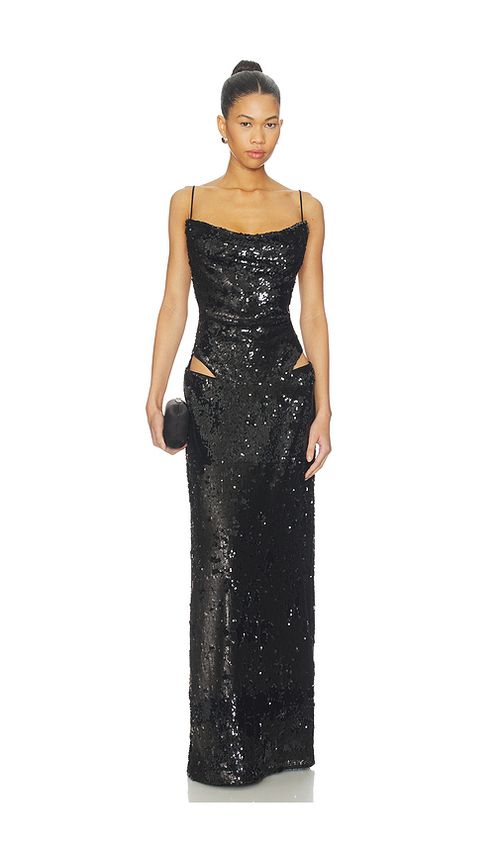 LPA Ava Maxi Dress in Black. M also in L, S, XL