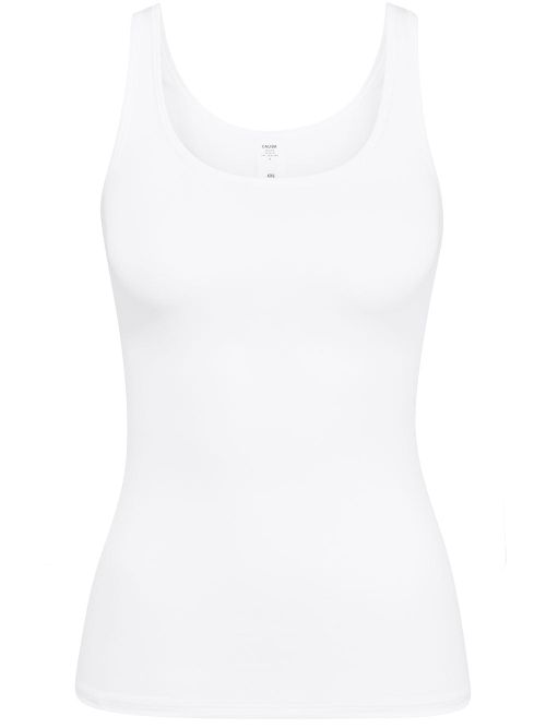 Calida White Cotton Top
