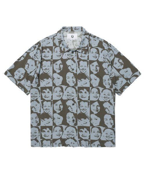 Smiley Face Half Shirt_Brown