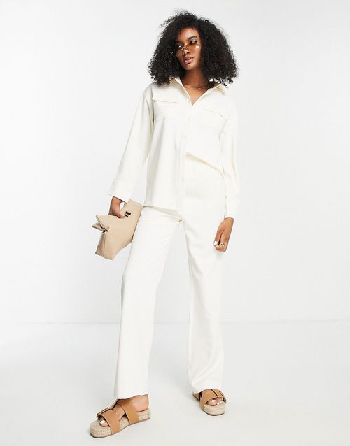 Trousers co-ord in ecru-Neutral