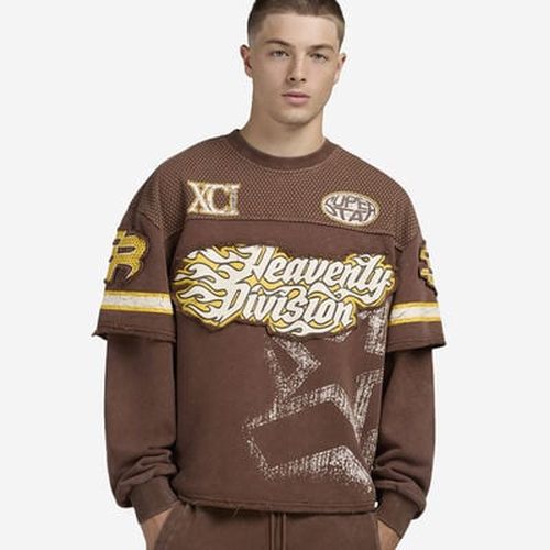 Men's Division 2 Fer Crewneck Shirt in Brown
