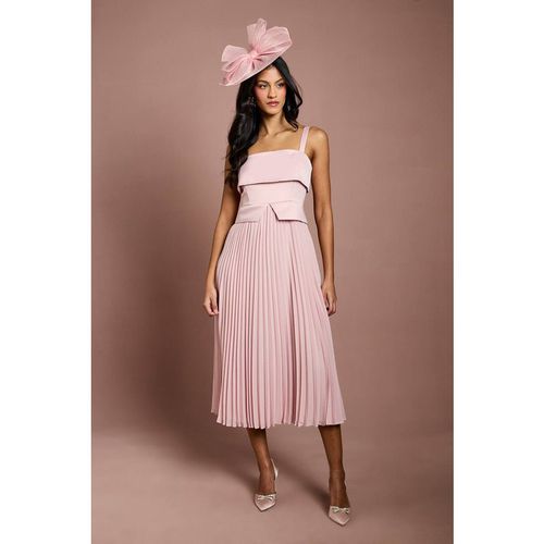 Coast Women's Petite Square Neck Midi Dress in Blush