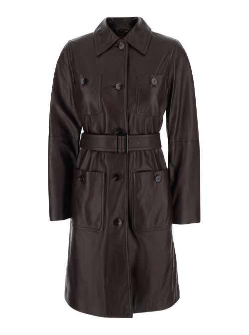 Coat — Brown