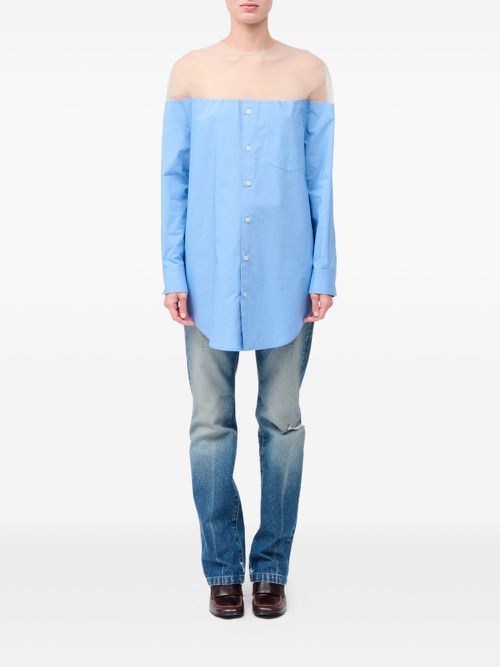 Top Clear Blue Natural (veg)->cotton100.0 % - Women