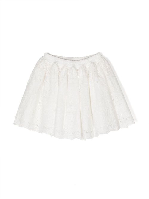 Alegra broderie-anglaise skirt - White