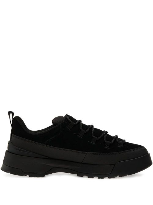 Chunky-sole lace-up sneakers - Black