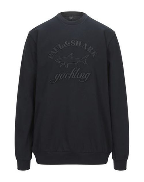 Man Sweatshirt Black Size XXL Cotton