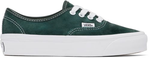 Vans Green Premium Authentic 44 Suede Sneakers