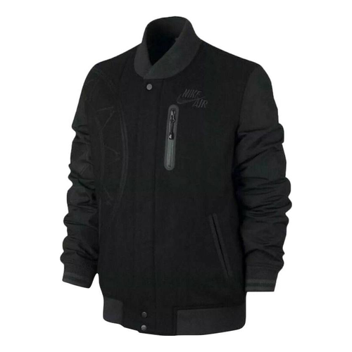 Air Destroyer Letterman Jacket 'Black'