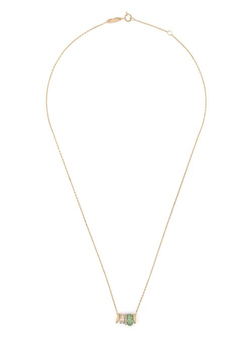 14kt yellow gold Bead Party New Rager pendant necklace