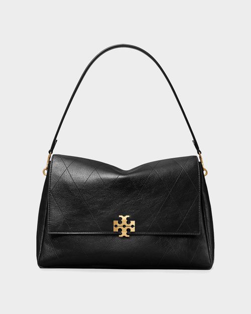 Charlie Quilted Leather Large Shoulder Bag